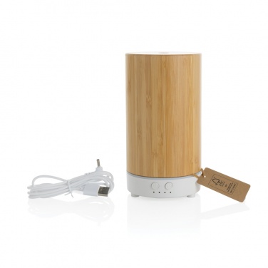 Logo trade promotional items image of: RCS recycled plastic and bamboo aroma diffuser